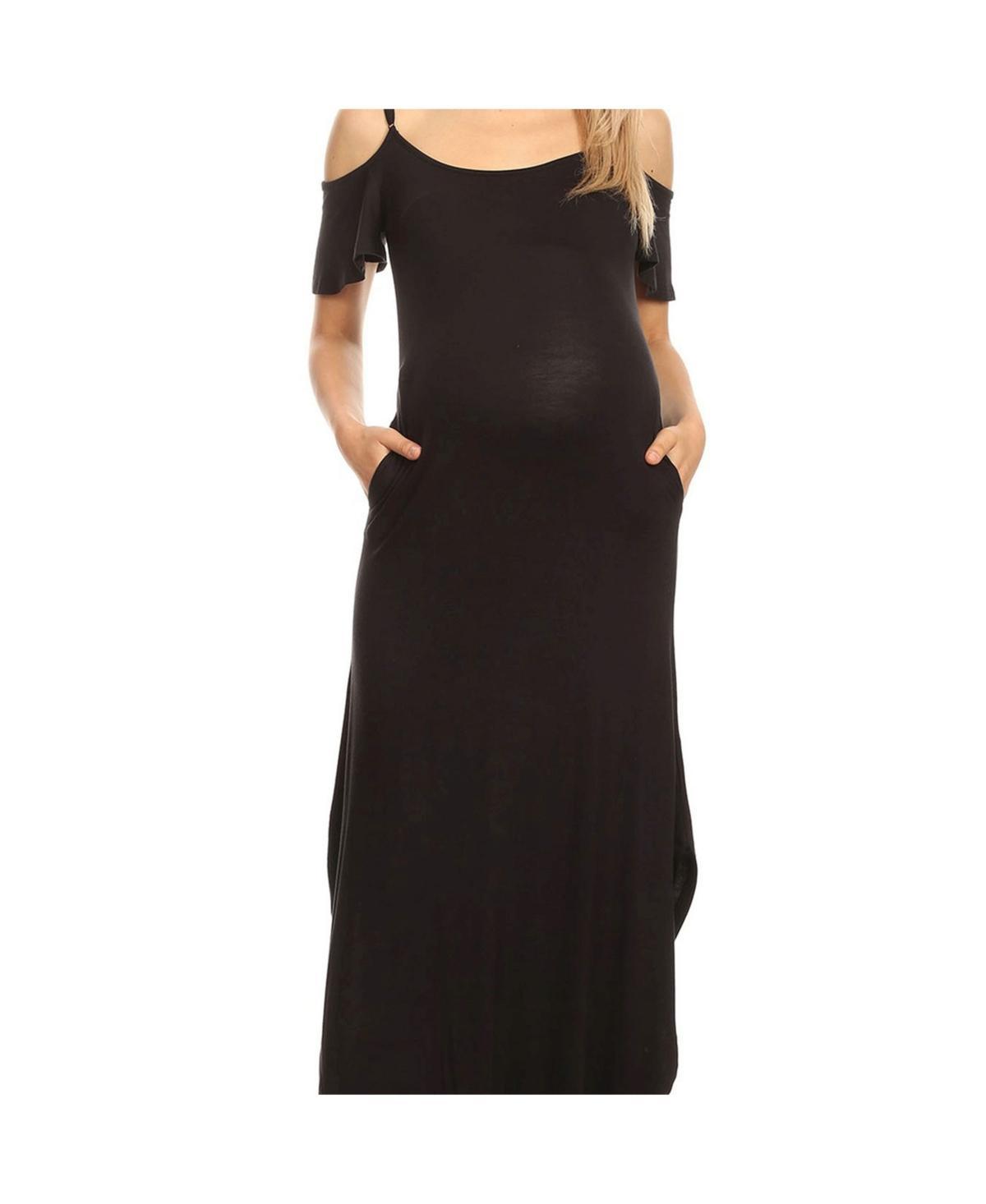 White Mark Maternity Lexi Maxi Dress Product Image