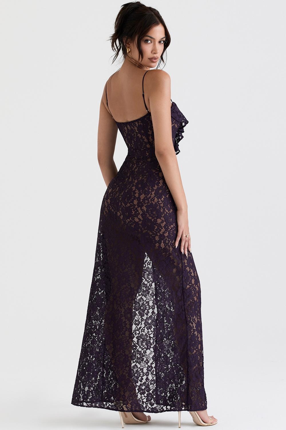 Malia Night Shade Lace Maxi Dress Product Image