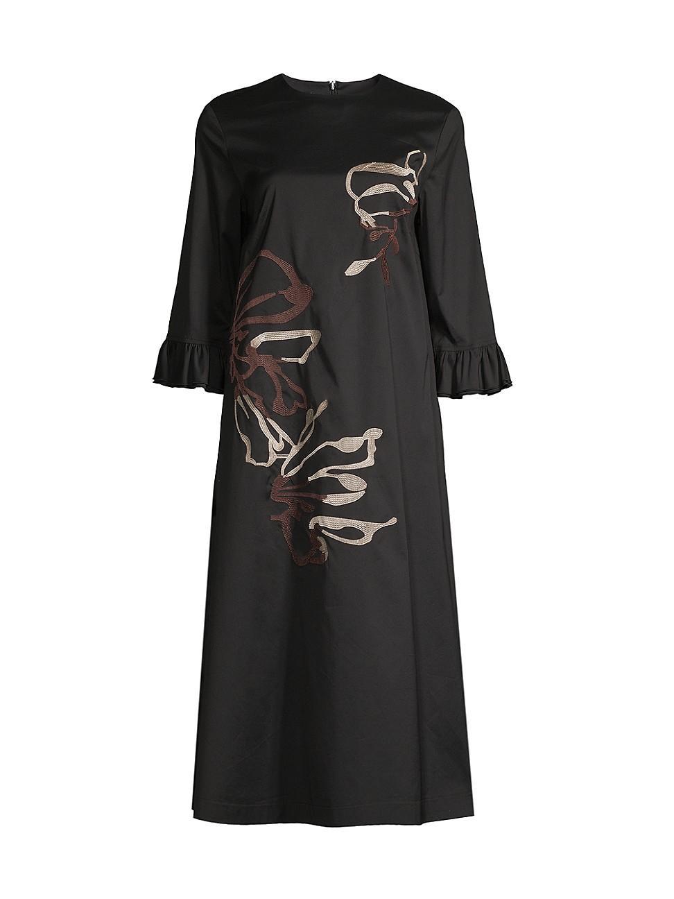 Misook Jewel Neck Midi Dress Product Image