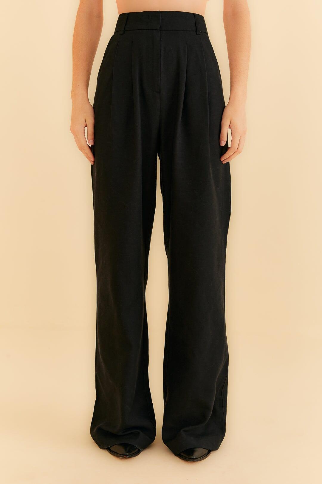 Black Low Waisted Pants Product Image