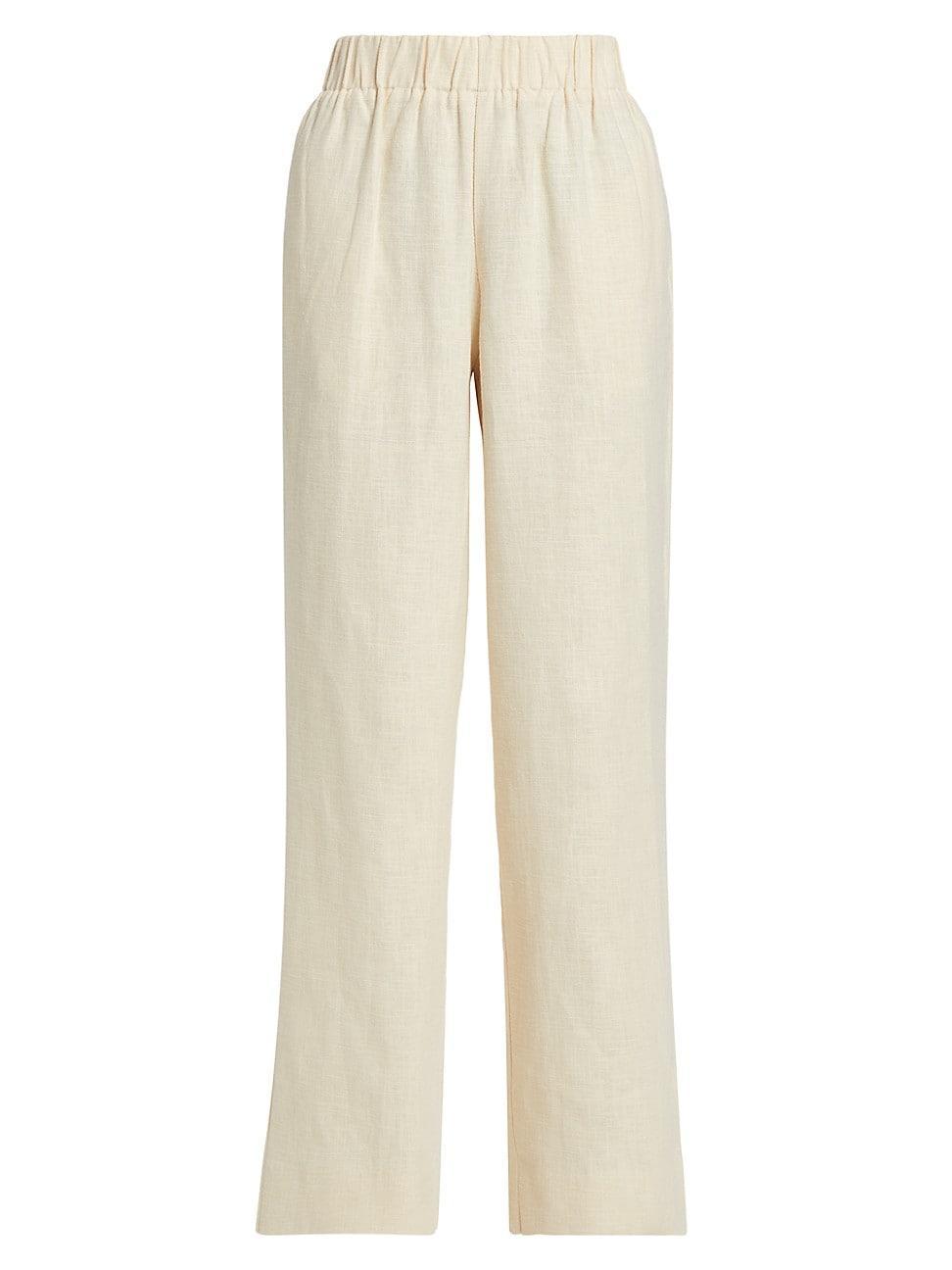 Womens Tabio Linen-Cotton Pants Product Image