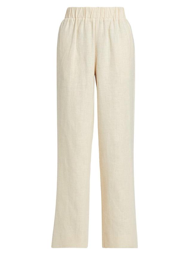 Womens Tabio Linen-Cotton Pants Product Image