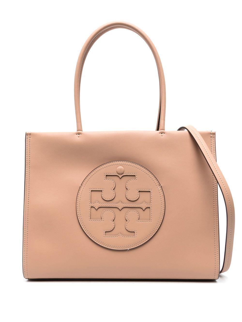 TORY BURCH Logo-patch Mini Bag In Cream Product Image