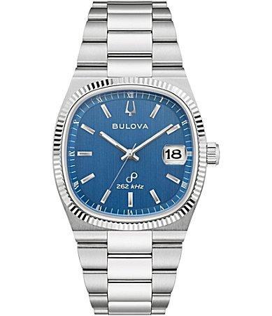 Bulova Mens Supseville Quartz Analog Stainless Steel Bracelet Watch Product Image