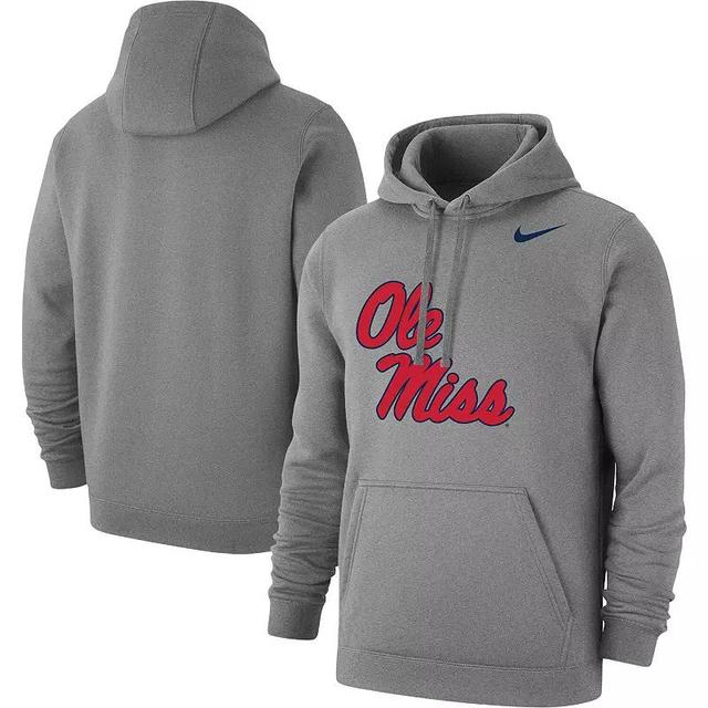 Mens Nike Heather Gray Colorado Buffaloes Logo Club Pullover Hoodie Product Image