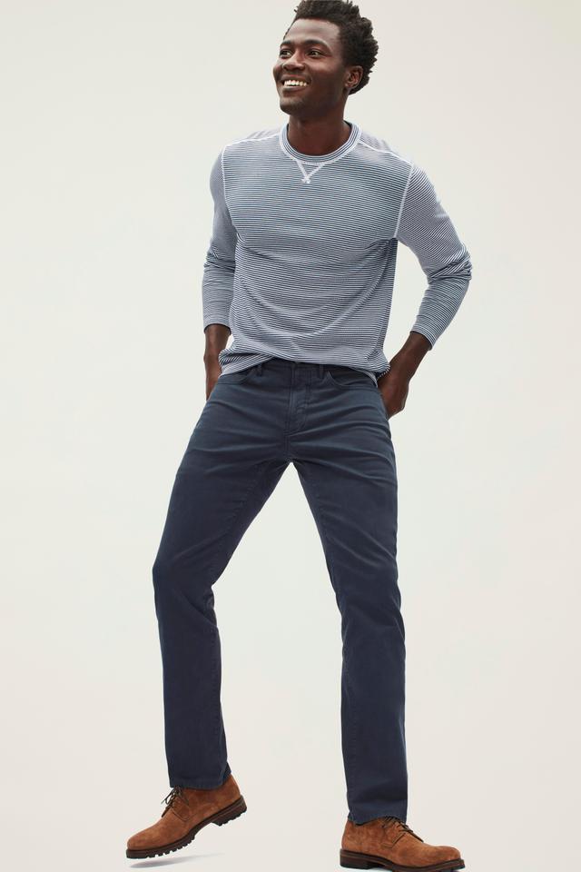 Italian Textured 5-Pocket Pants Product Image