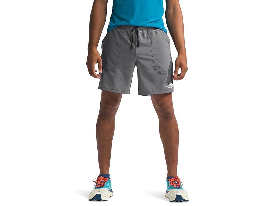 The North Face 7 Sunriser Shorts (Smoked Pearl) Men's Shorts Product Image