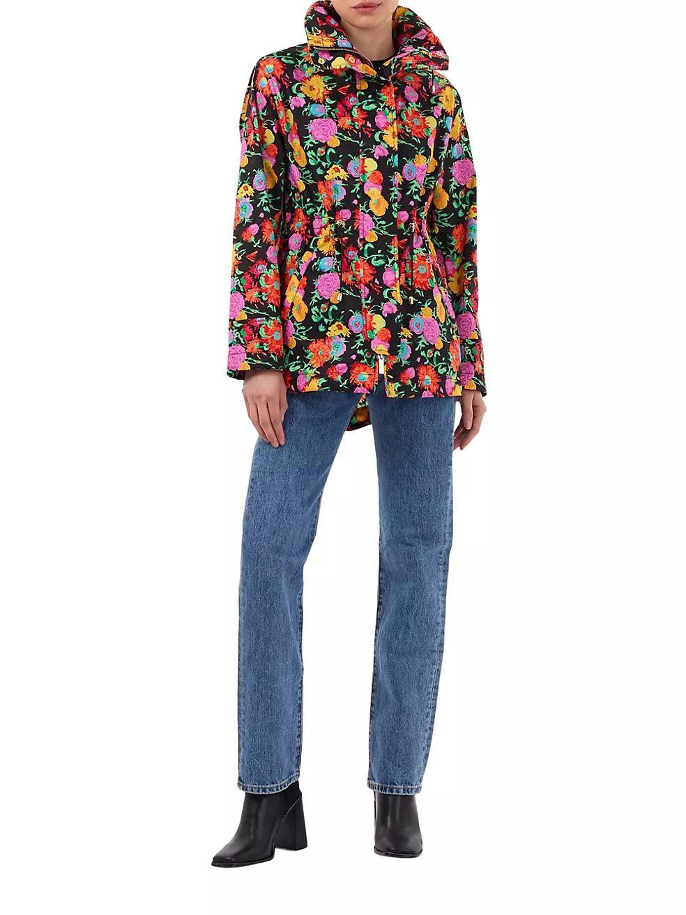 Patterned Zip Jacket Floral Product Image