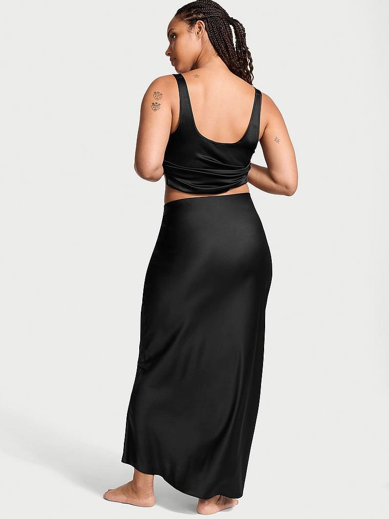 Satin Maxi Skirt Product Image