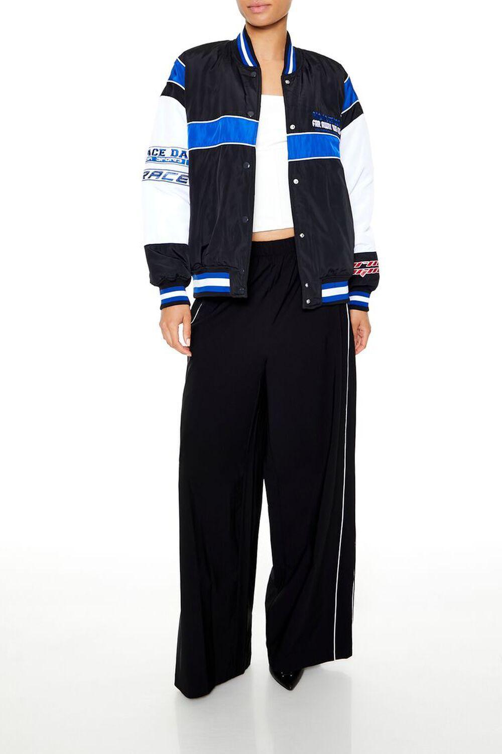 Racing Colorblock Bomber Jacket | Forever 21 Product Image