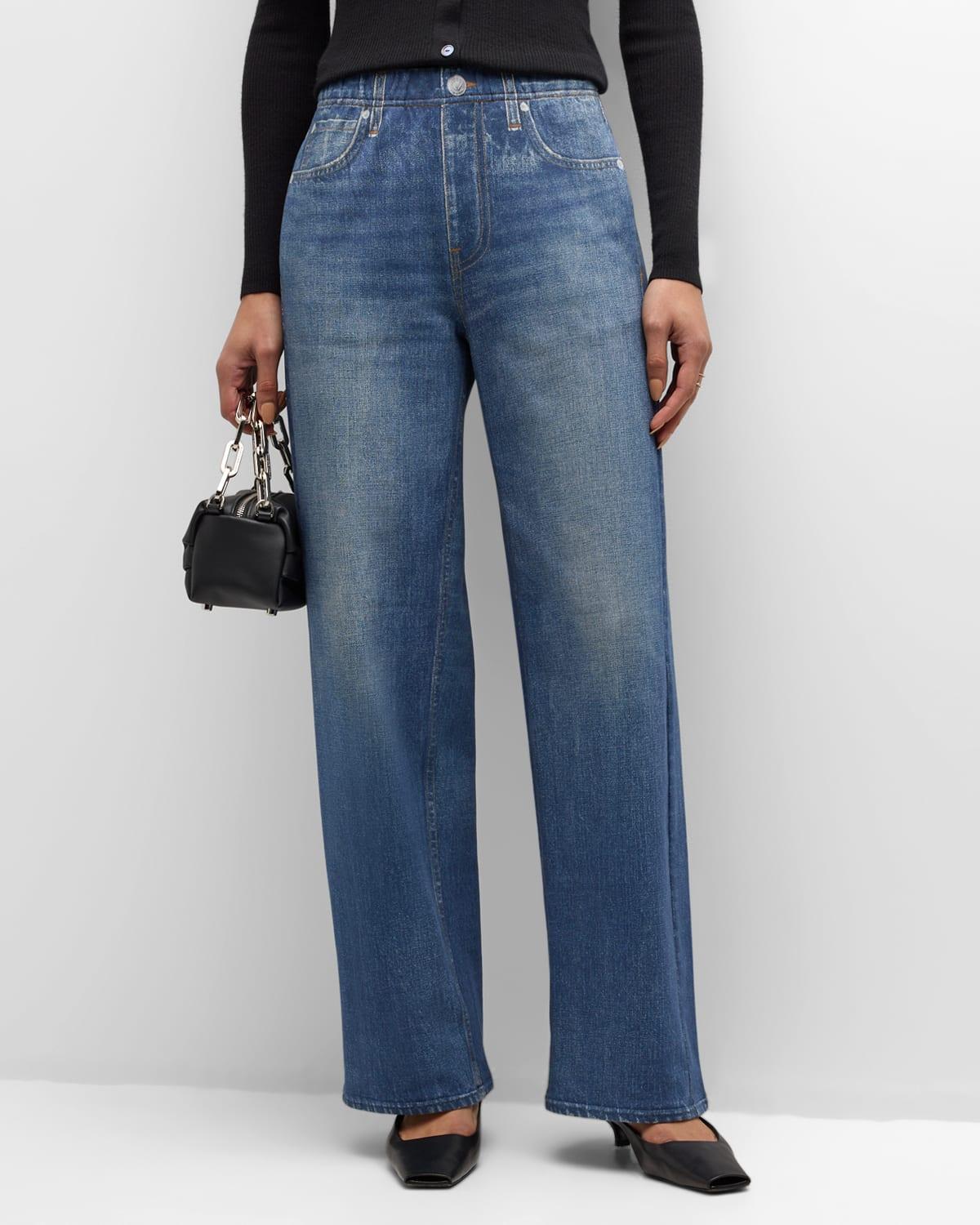 Womens Miramar Wide-Leg Jeans Product Image