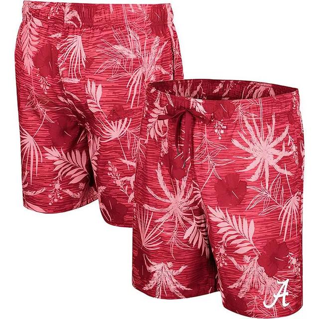 Mens Colosseum Crimson Washington State Cougars What Else is New Swim Shorts Product Image