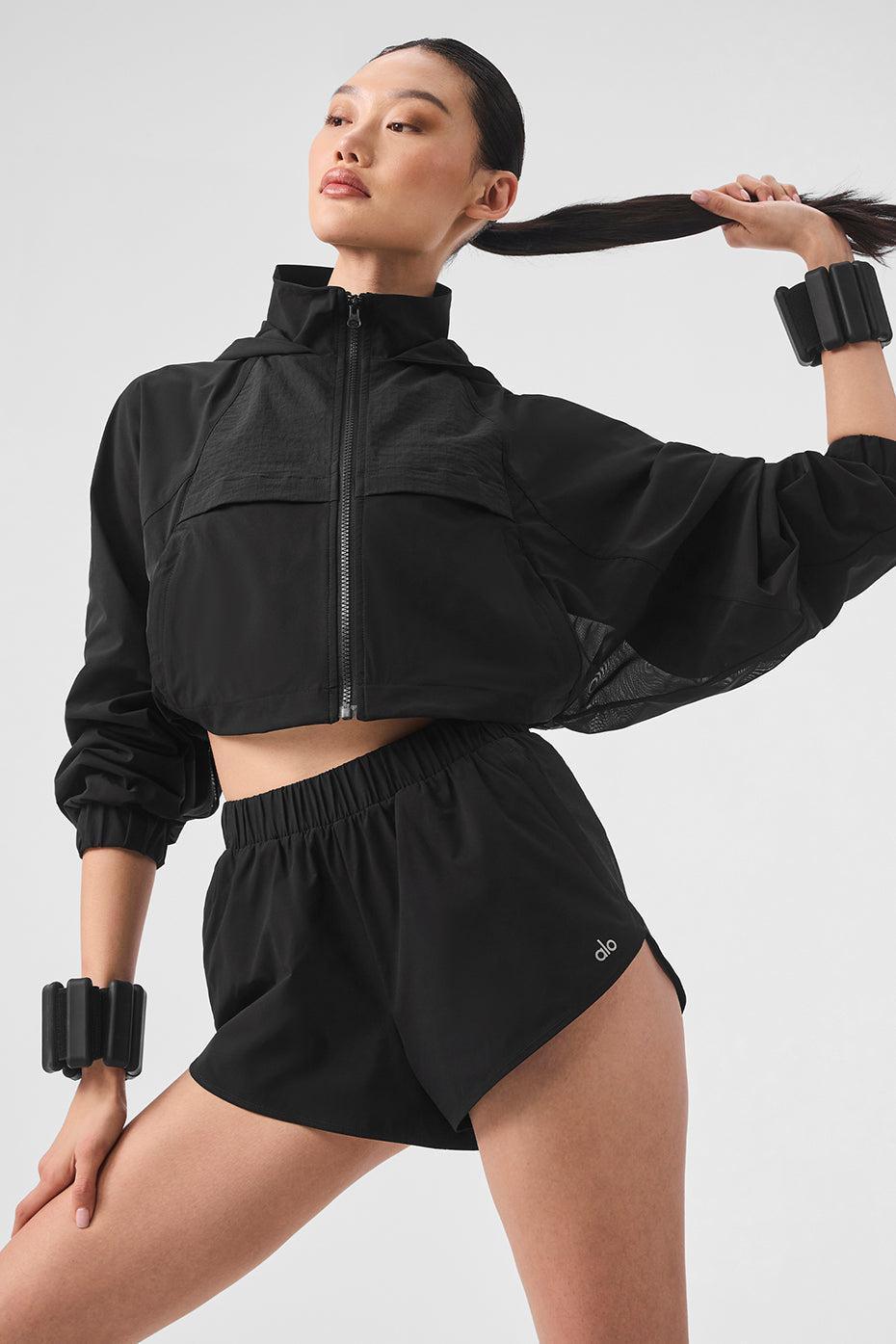 Cropped Playmaker Jacket - Black Product Image