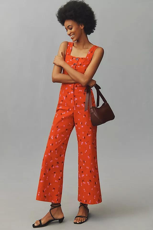 The Portside Button-Front Jumpsuit by Maeve Product Image