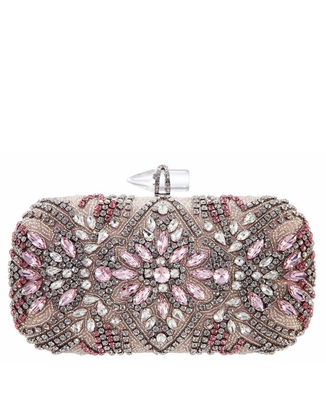 Womens Crystal Embellished Minaudiere Product Image