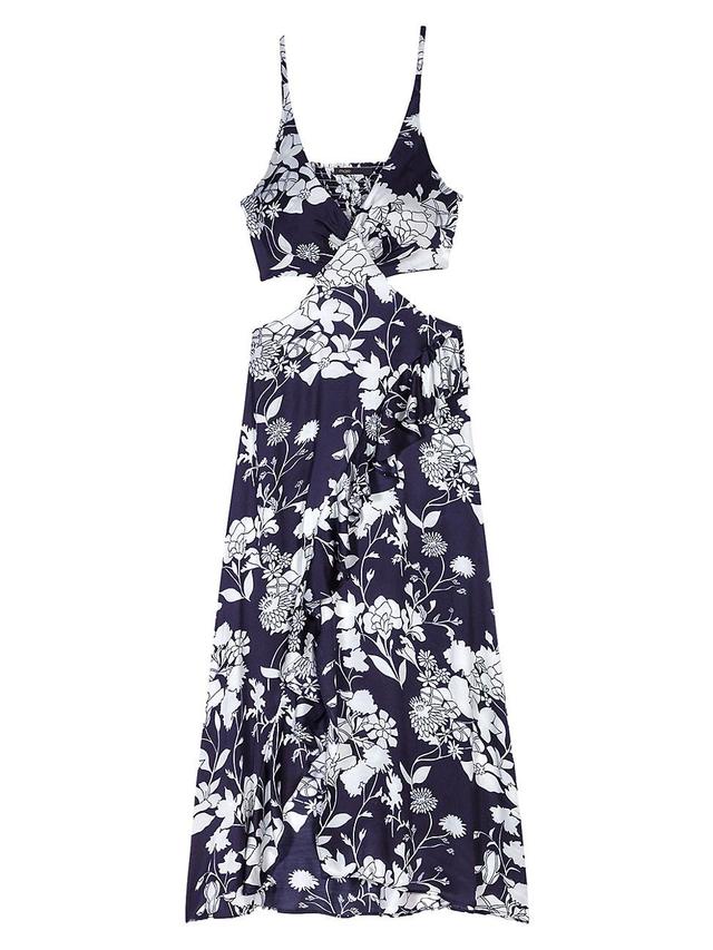 Womens Cutaway Midi Dress Product Image