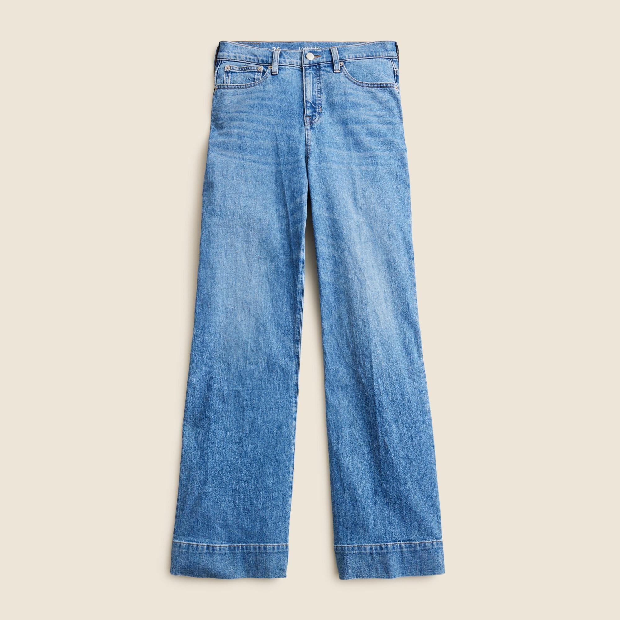 High-rise denim trouser in 1996 semi-stretch Product Image