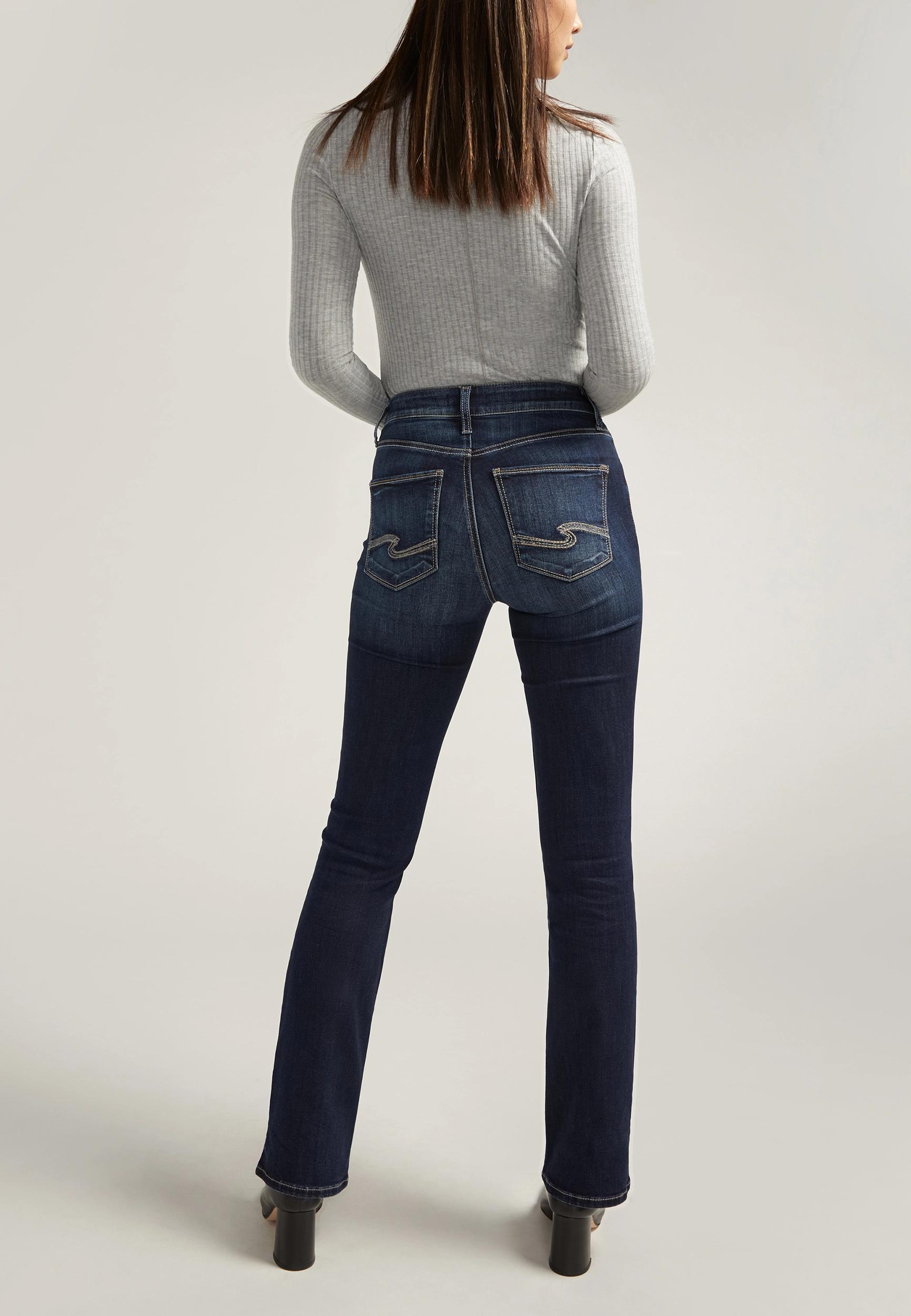 Silver Jeans Co.® Avery Dark Curvy High Rise Slim Boot Jean Product Image