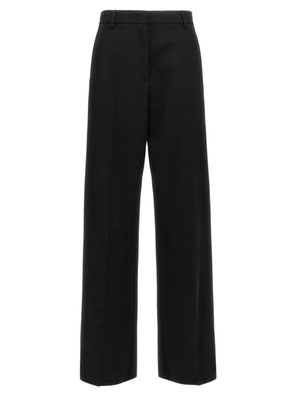 VALENTINO Black  Solid Grisaille Pants product image