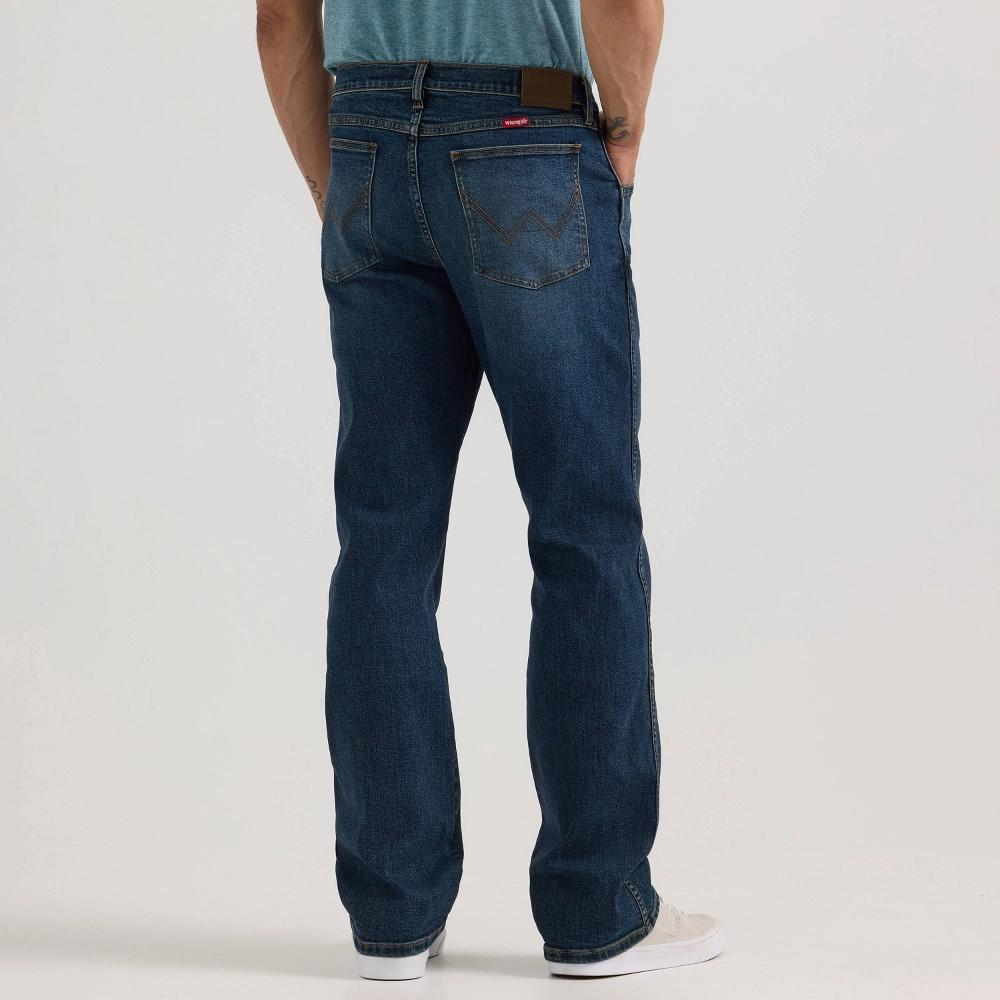 Wrangler Men's Relaxed Fit Bootcut Jeans - Dark Wash 36x29 Product Image