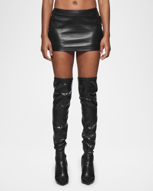 Leather Mini Skirt Product Image