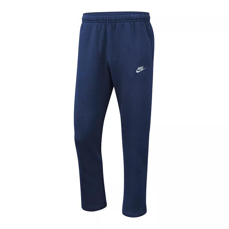 Mens Nike Sportswear Club Fleece Pants Black Navy White Product Image