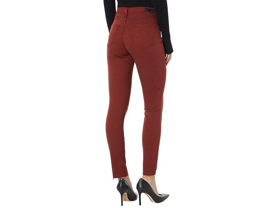 AG Jeans Ankle Super Skinny Leggings (Dark Hibiscus) Women's Casual Pants Product Image