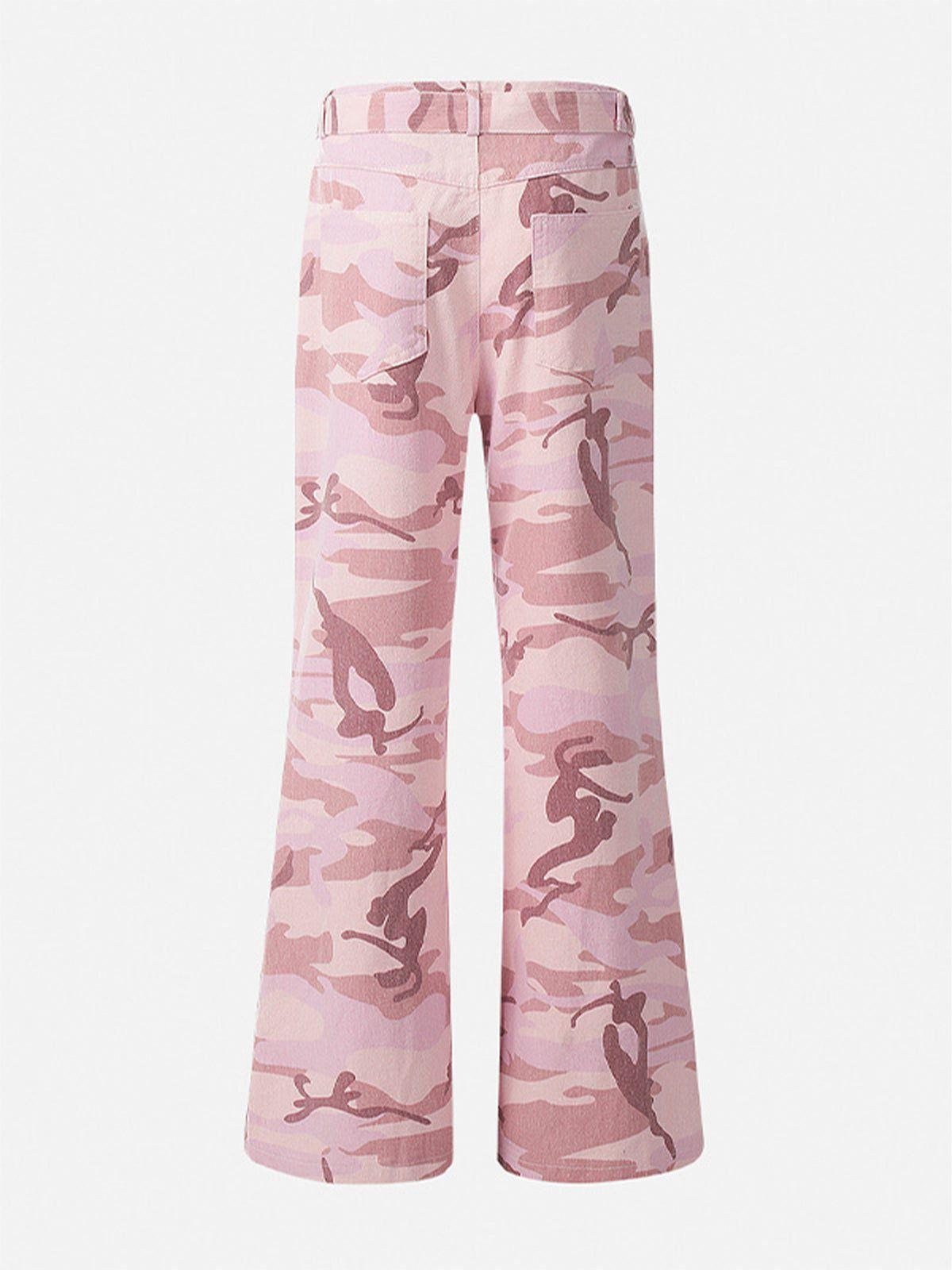 Aelfric Eden Pink Camouflage Jeans Female Product Image