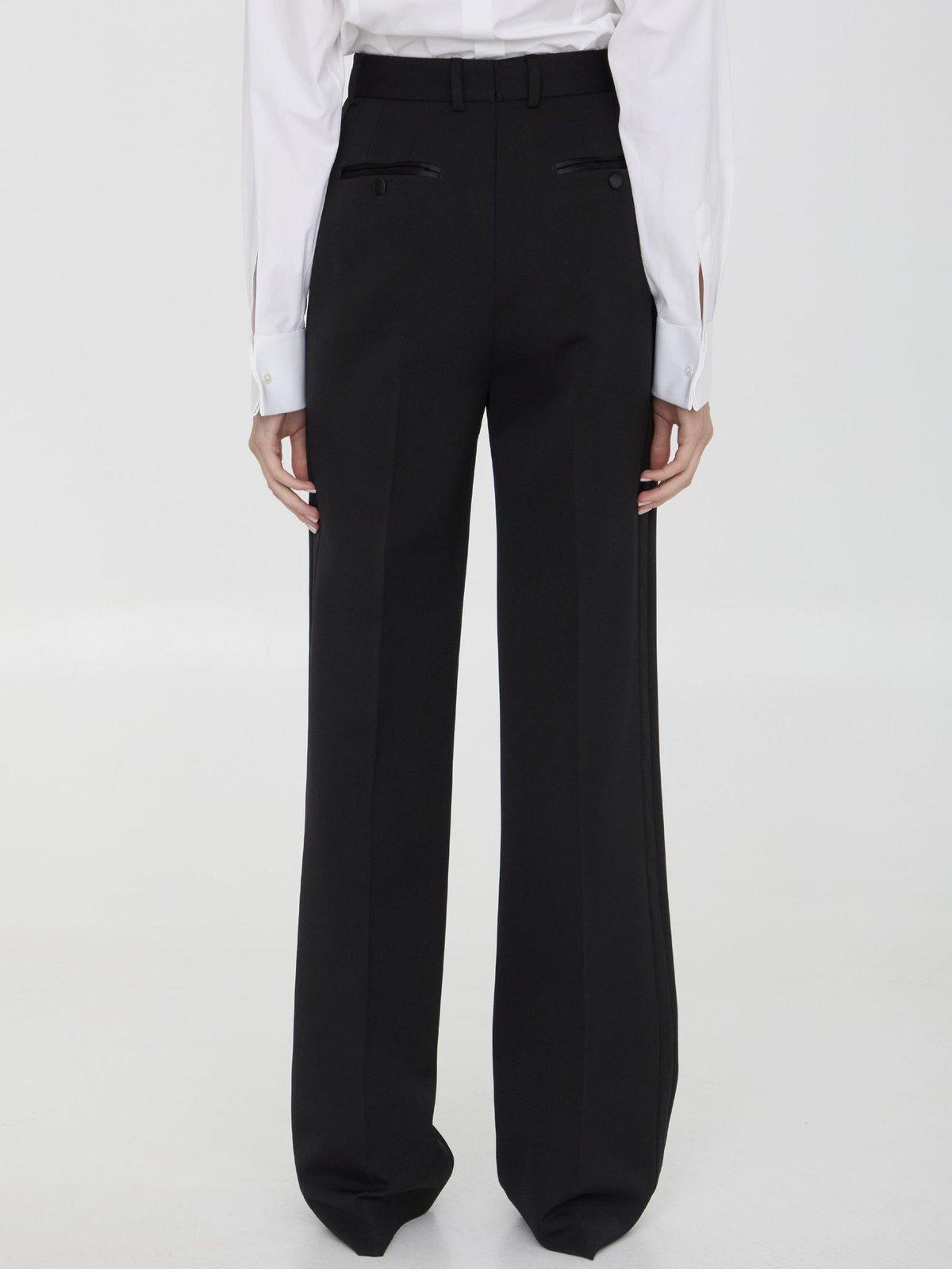 Gabardine Tuxedo Pants In Black Product Image