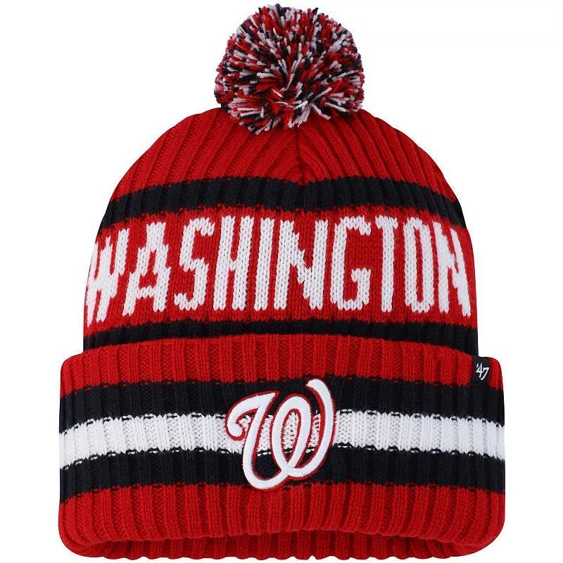 Mens 47 Washington Nationals Bering Cuffed Knit Hat with Pom Product Image