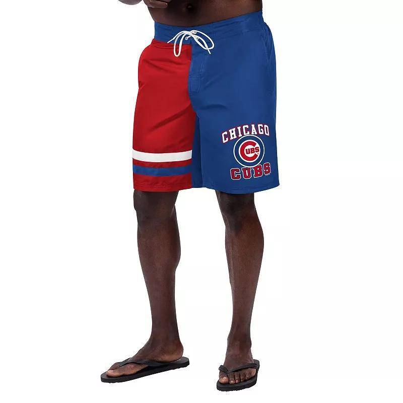 Mens G-III Sports by Carl Banks Royal Chicago Cubs Anchor Swim Trunks Product Image