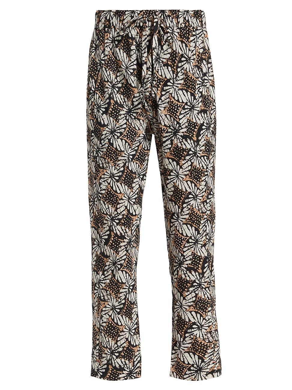 Womens Draper Batik Cotton Gauze Drawstring Pants Product Image