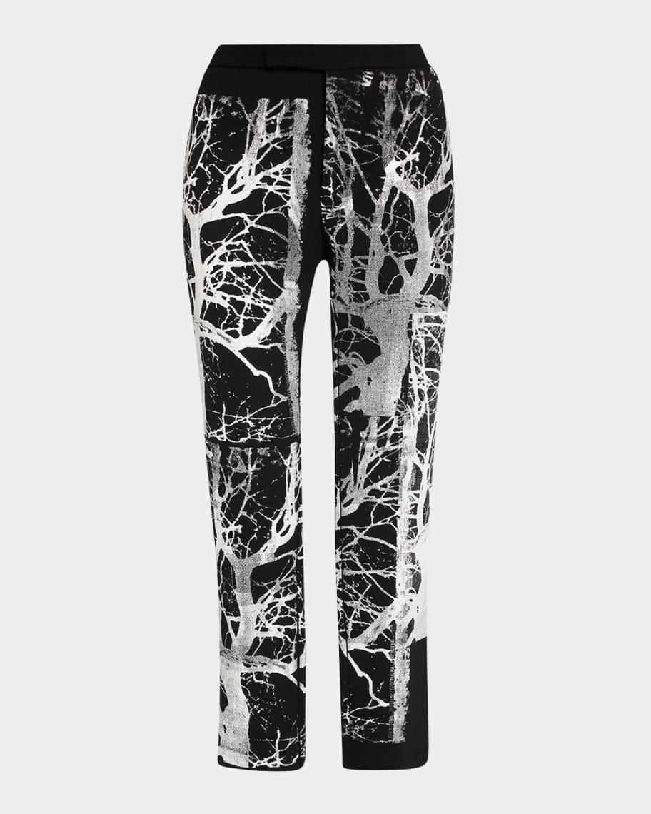 Midnight Forest Printed Narrow Trousers Product Image