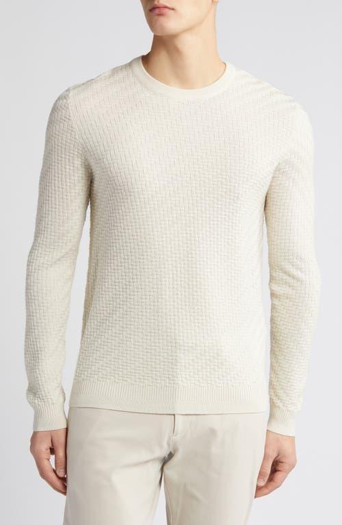 Emporio Armani Textured Crewneck Sweater Product Image