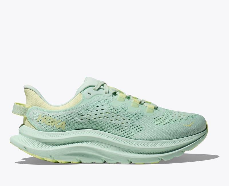 HOKA Womens Kawana 2 Shoes in Aqua Breeze/Celery Juice, Size 10.5 Product Image