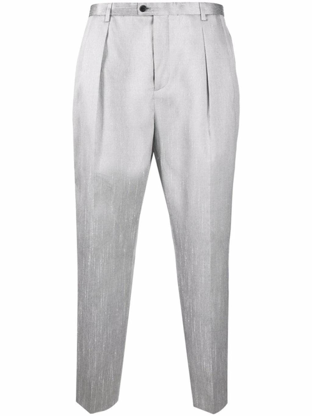 Tailored-cut Trousers In Grey product image