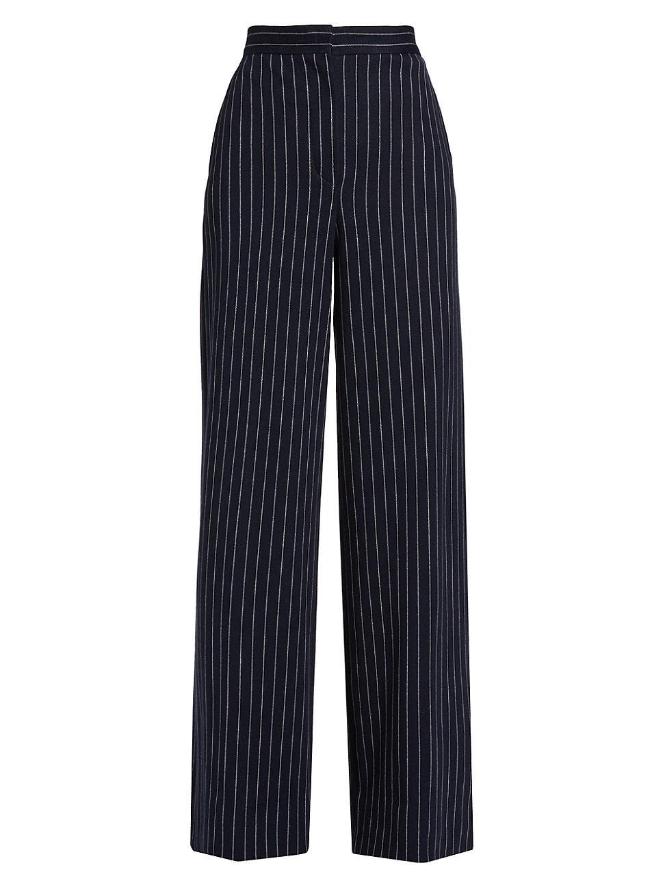 Benito Pinstripe Straight-Leg Trousers Product Image