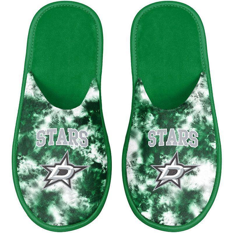 Womens FOCO Dallas Stars Iconic Logo Scuff Slippers Product Image