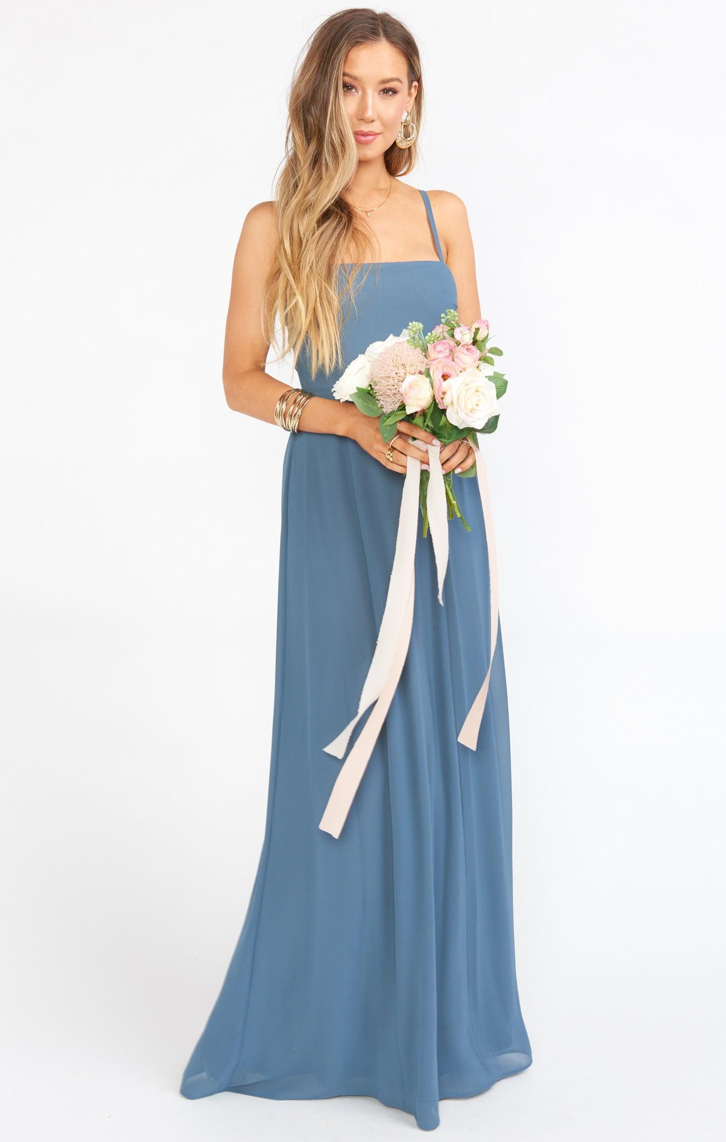 Lauren Tie Maxi Dress ~ Silver Sage Crisp Product Image