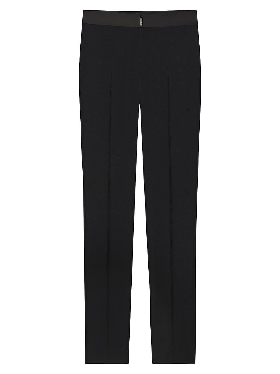 Givenchy Men's Classic-Fit Tuxedo Trousers - Size: 52 EU (36R US) - BLACK Product Image