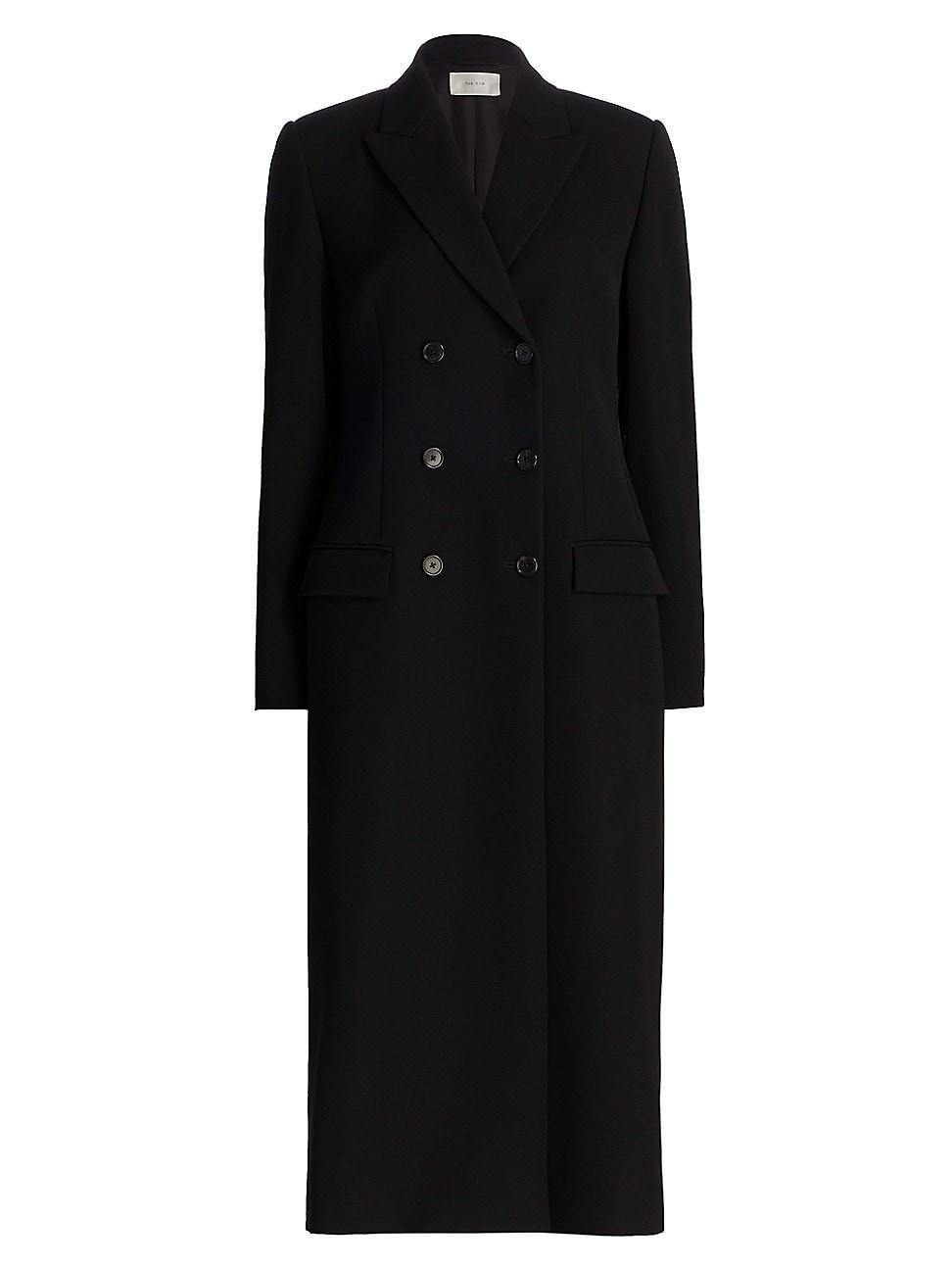 Womens Woody Wool Double-Breasted Coat Product Image