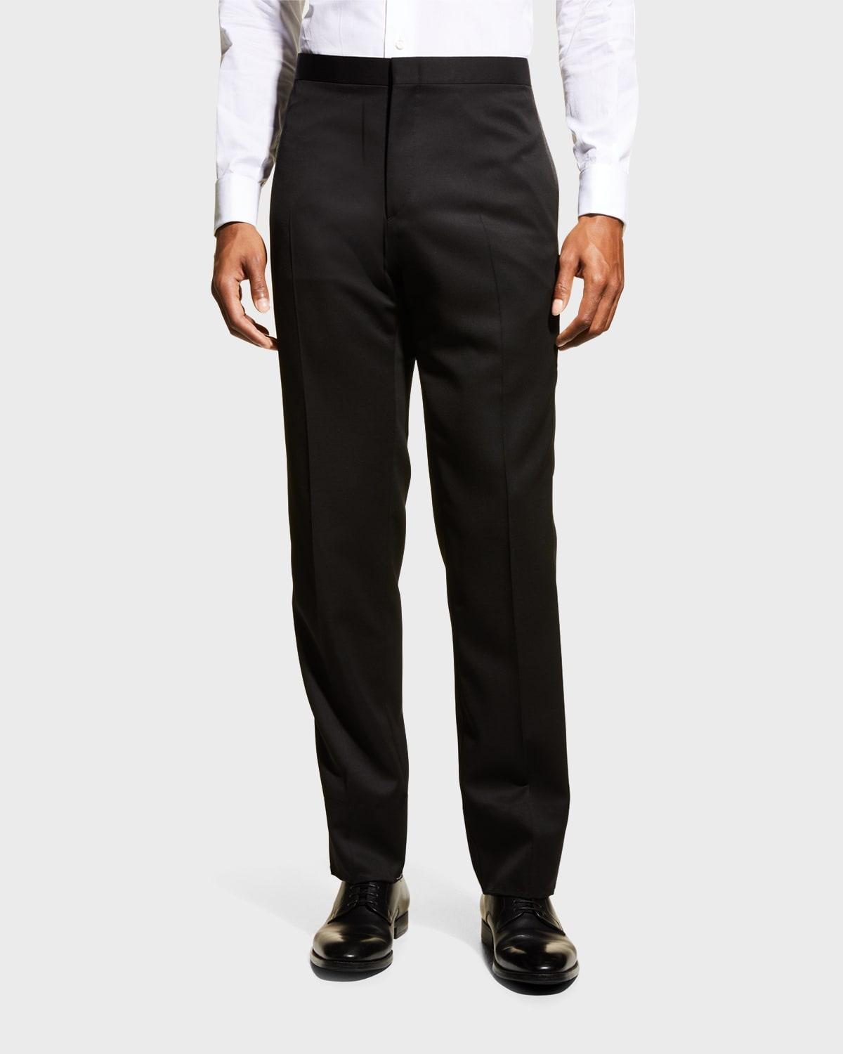 Mens Wool Tuxedo Pants Product Image