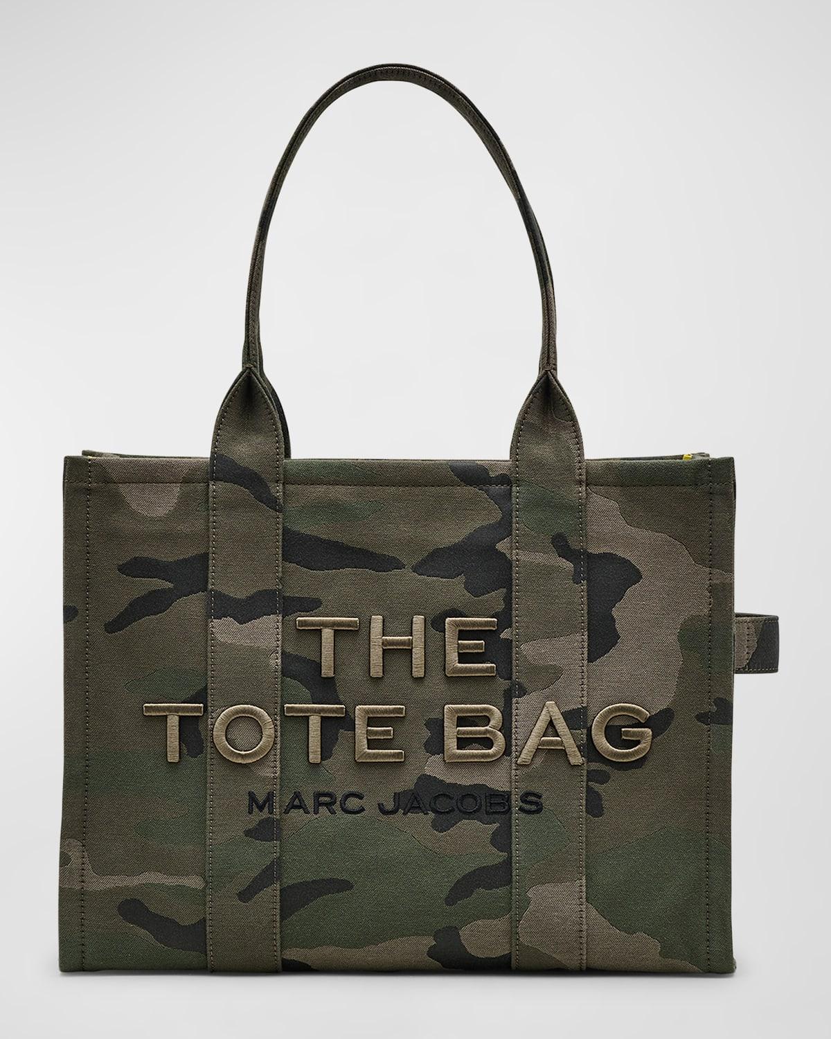 Womens The Camo Jacquard Large Tote Bag Product Image