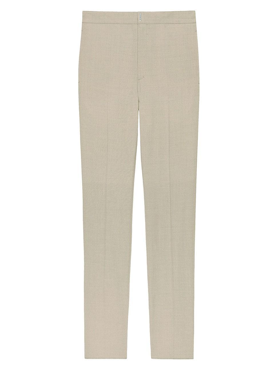 Mens Slim Fit Pants in Wool Product Image