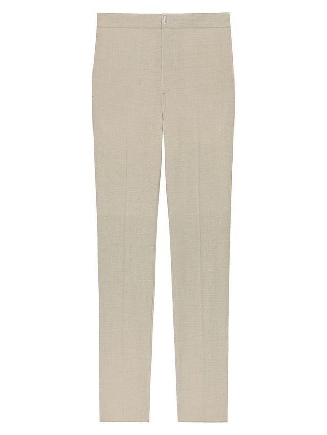 Mens Slim Fit Pants in Wool Product Image