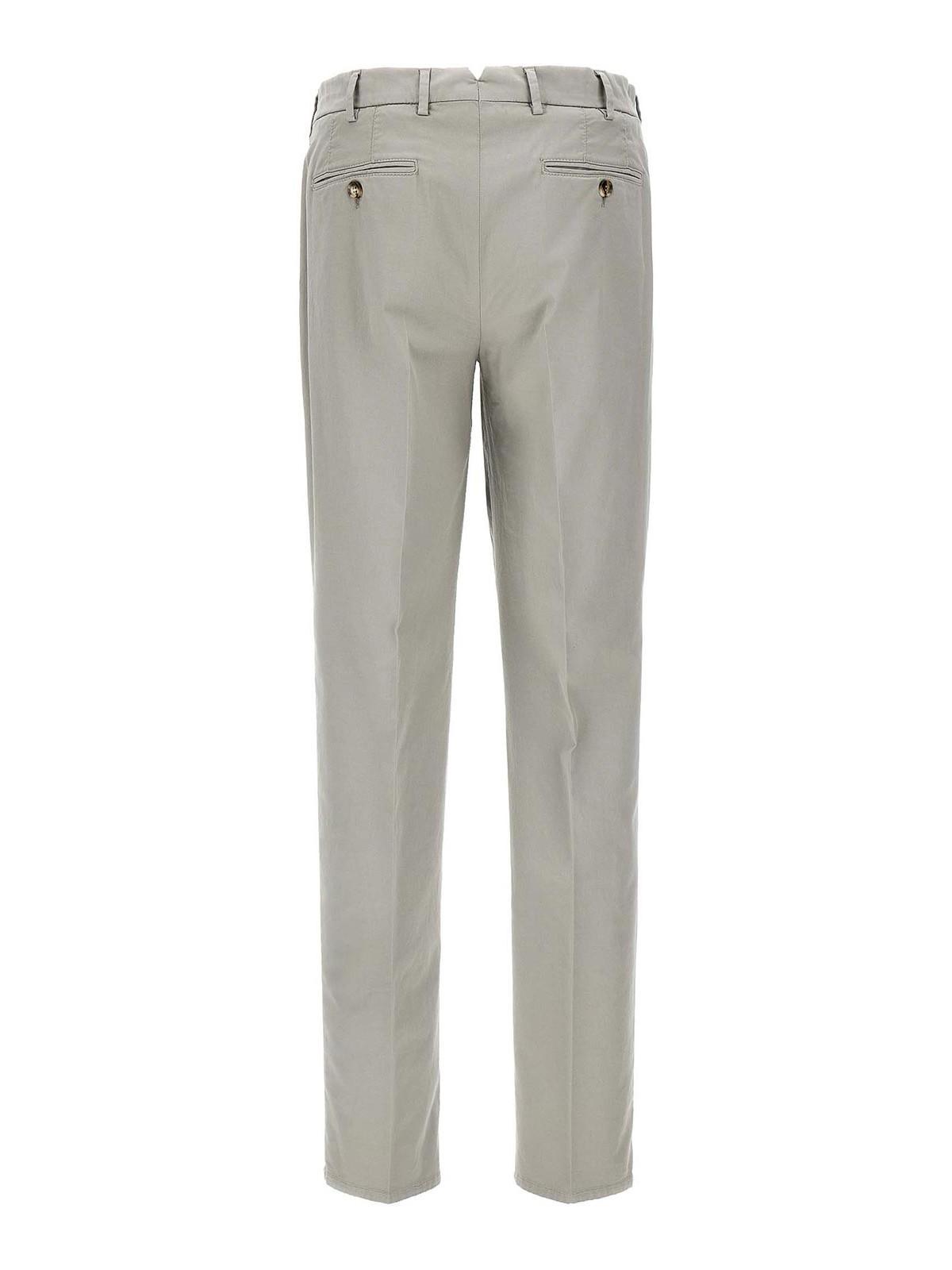 BRUNELLO CUCINELLI Chinos In Grey Product Image