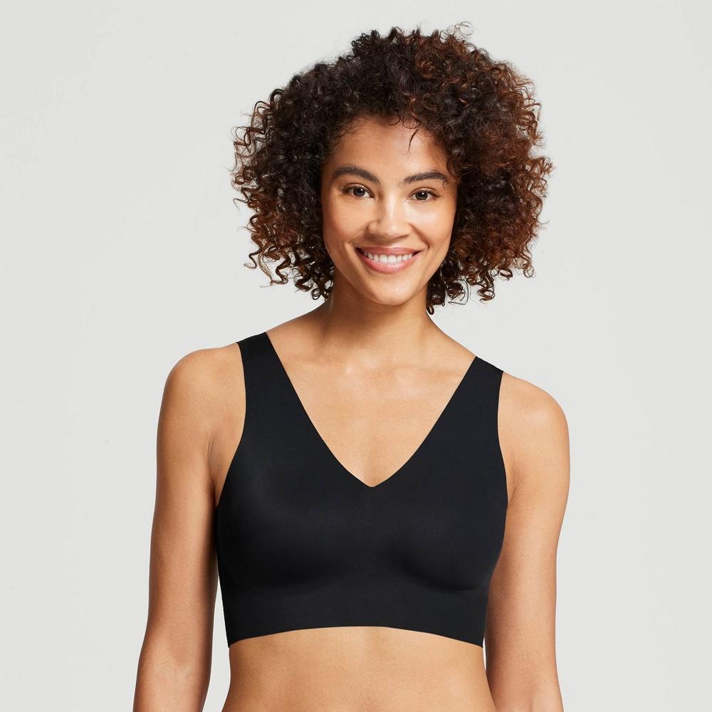 True & Co. True Everybody Womens V-Neck Bra - Black 3X Product Image