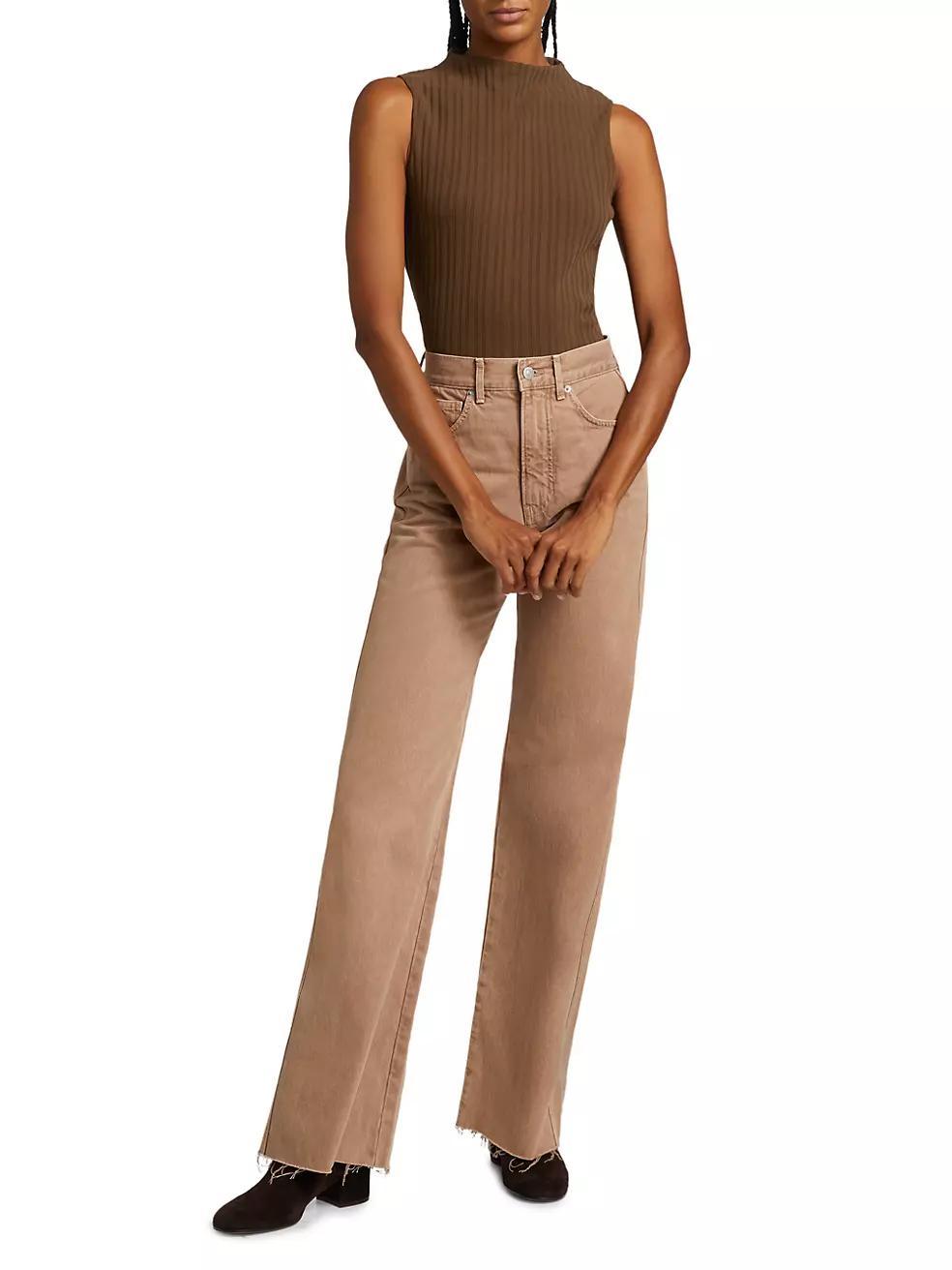 Taylor High-Rise Wide-Leg Jeans Product Image