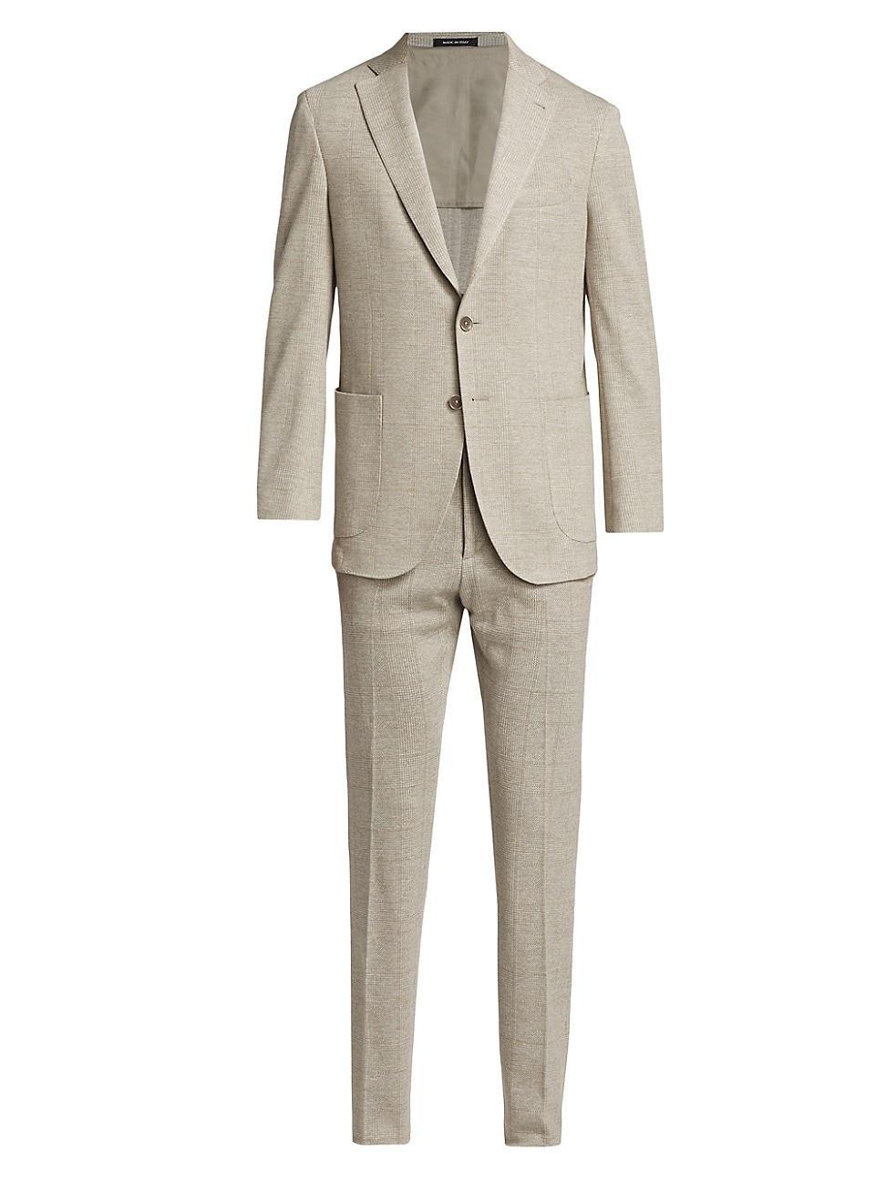 Mens COLLECTION Wool & Cotton-Blend Suit Product Image