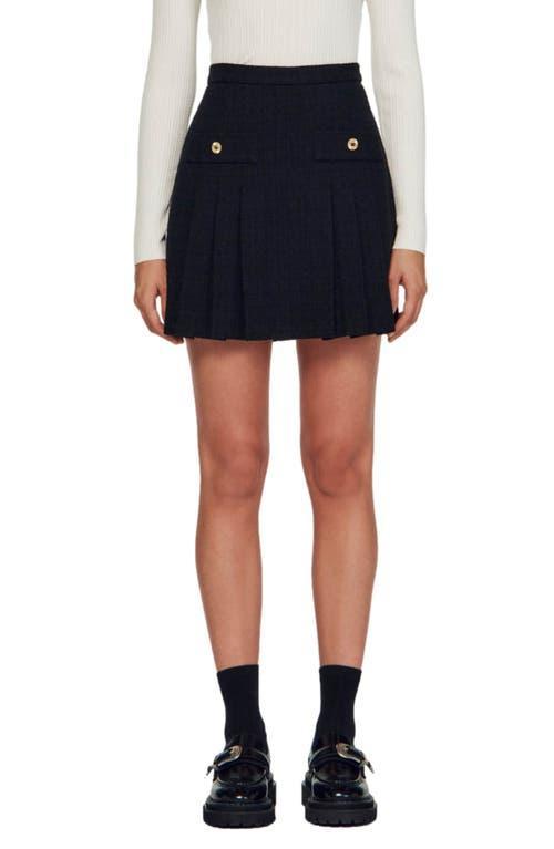 sandro Katyna High Waist Tweed Skirt Product Image